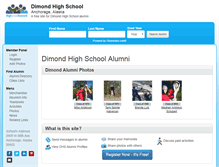 Tablet Screenshot of dimondhighschool.net